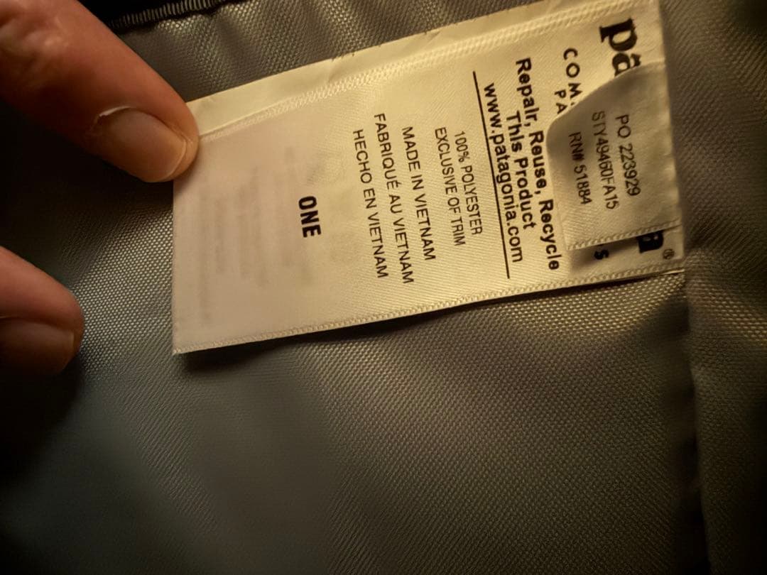 パタゴニア　トランスポート　トート