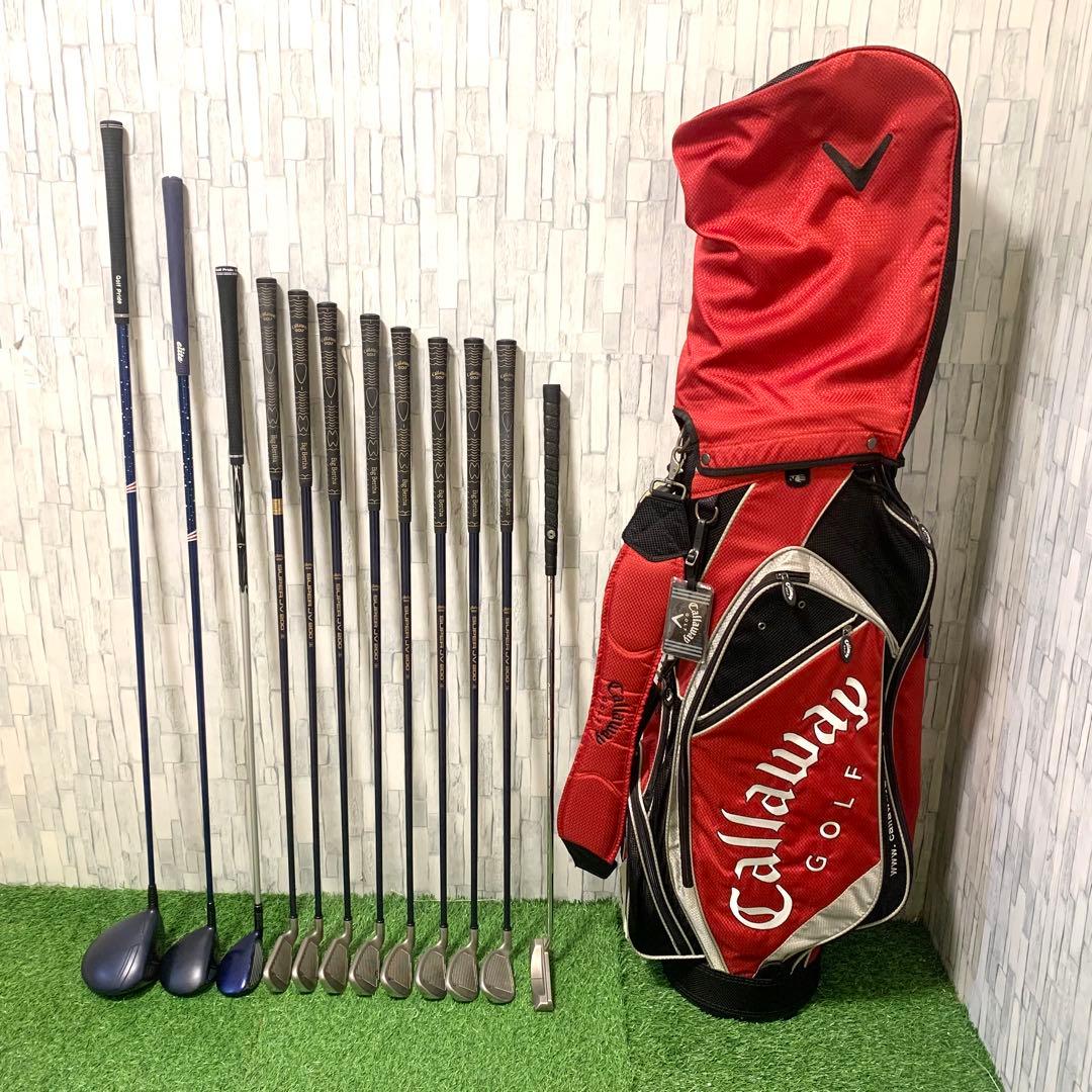 良品 キャロウェイ XR 高級PT,AW,UT付 メンズゴルフセット12本