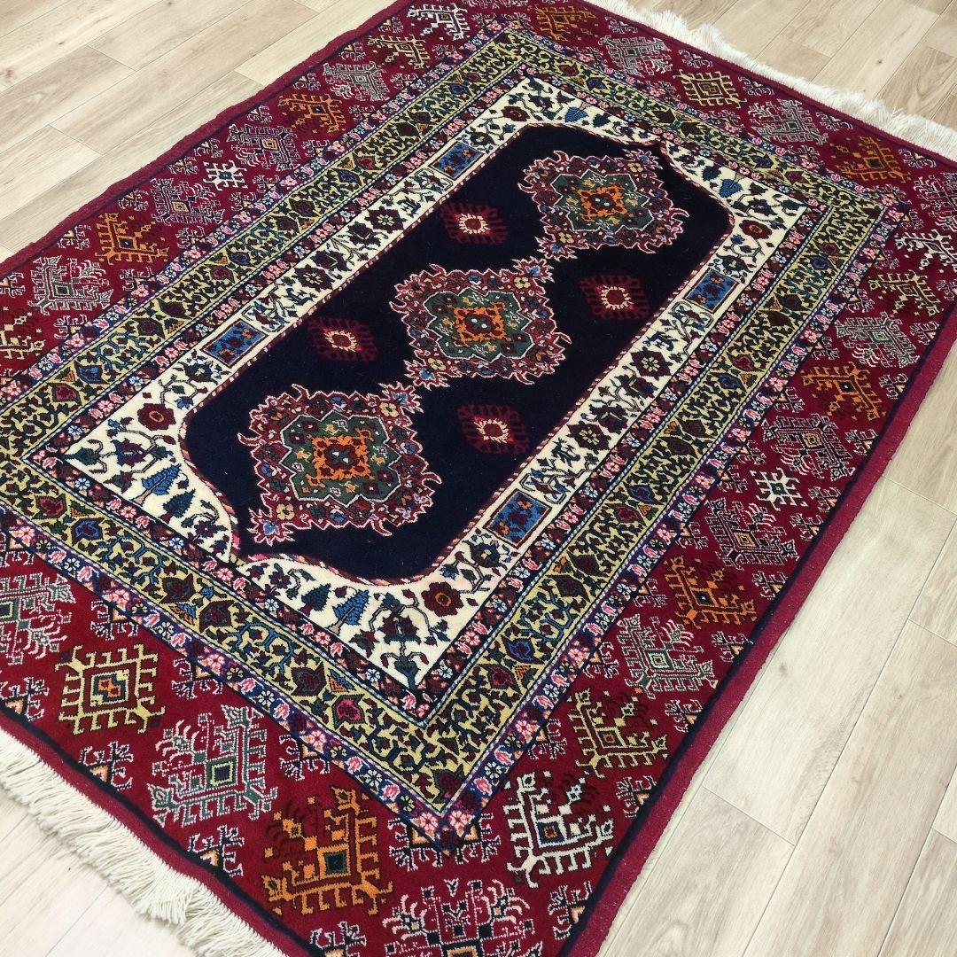 ペルシャ絨毯 新品 190x130 手織り クルド・産 persia