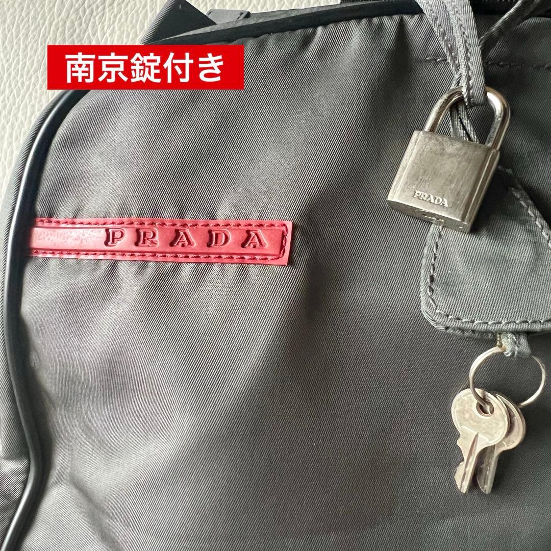 ⭐️プラダ PRADA SPORTS ボストンバッグ 南京錠カデナGカード付