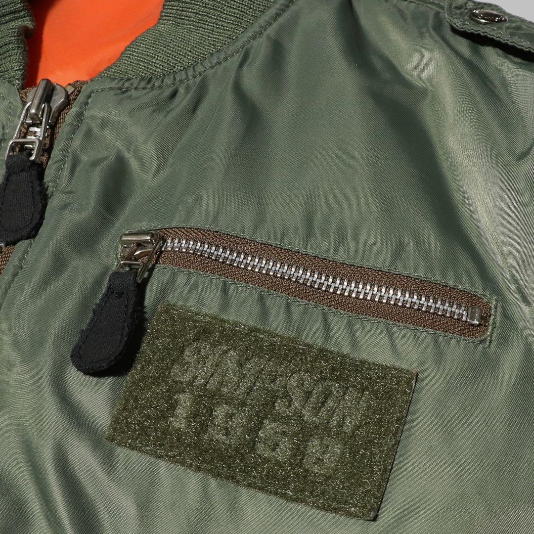 L★SIMPSON★MA-1 フライトジャケット★ワッペン 刺繍★バイク★L2A