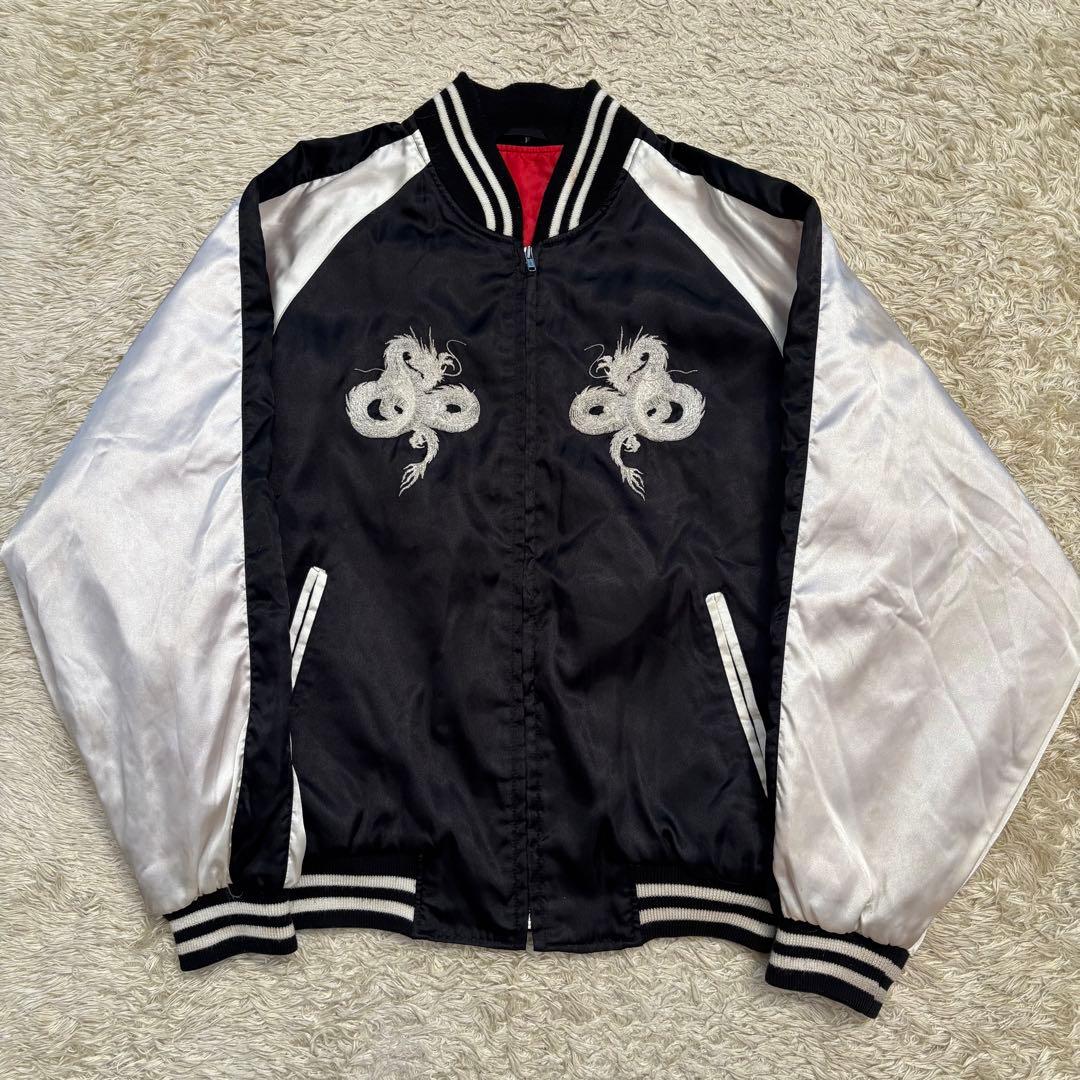 柏木由紀　ドラマ着用デザイン ドラゴン刺繍 スカジャン 日本製　ボックス