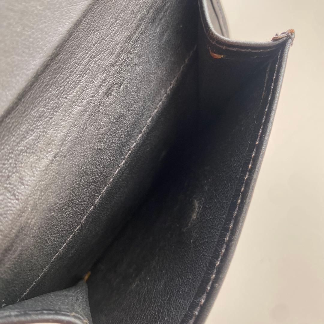 WhitehouseCox ホワイトハウスコックス 二つ折り財布 レザーブラック