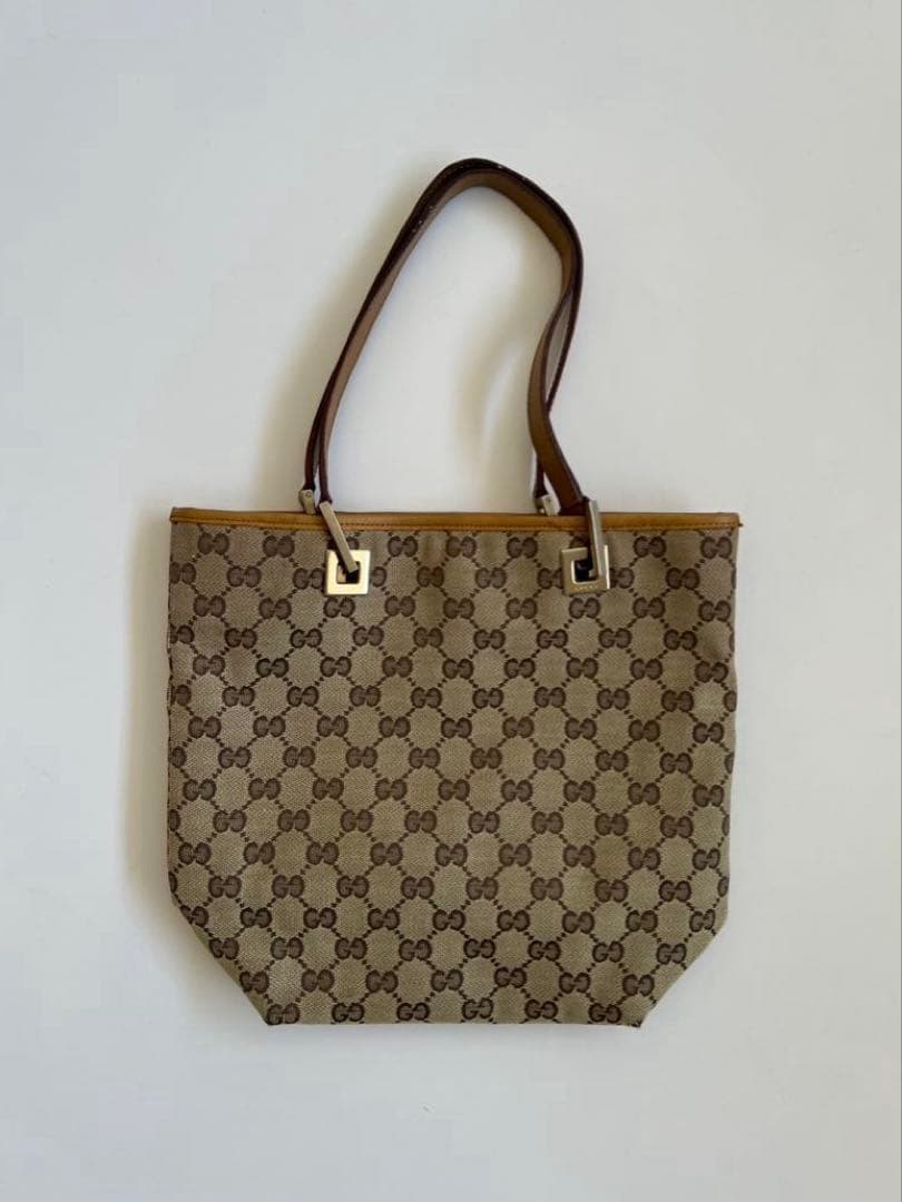 バッグ GUCCI GG PATTERN MONOGRAM TOTE HAND BAG