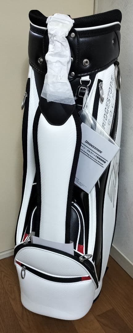 【新品】ブリヂストン キャディバッグ　ホワイト BRIDGESTONE
