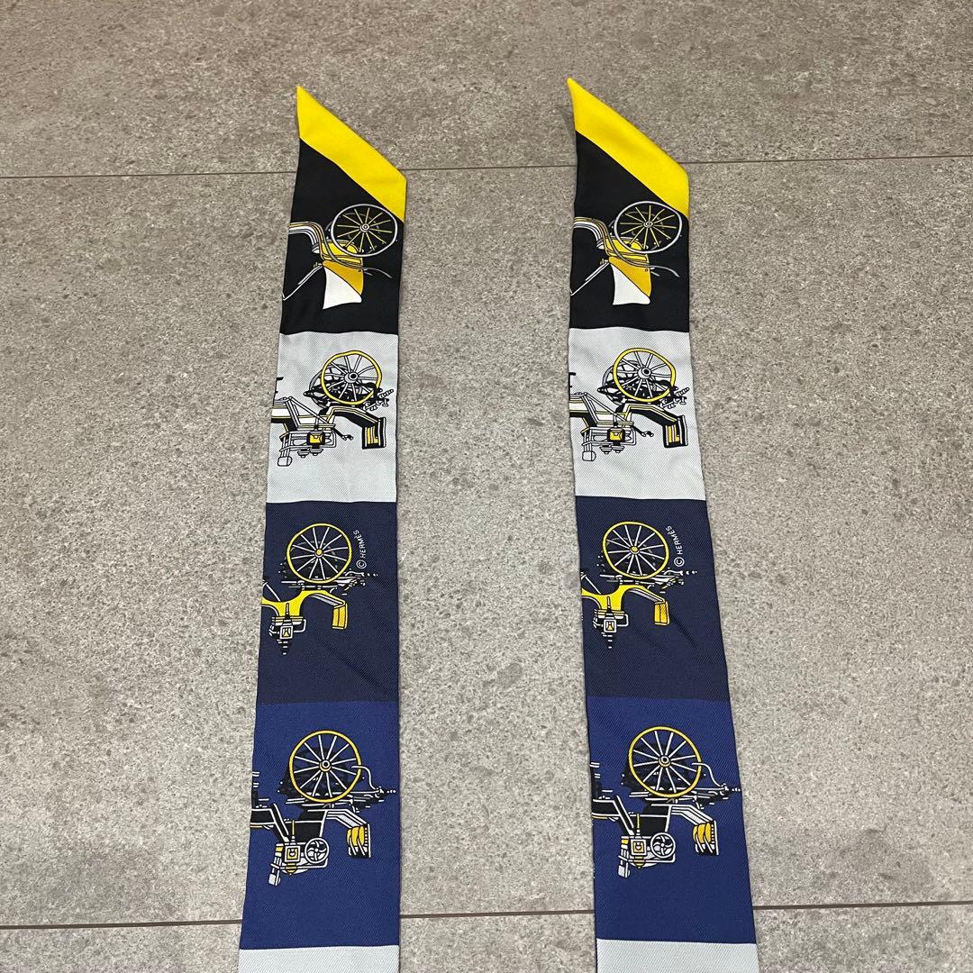 【値下げ】21SS エルメス ツイリー 馬車柄 2本セット 正規品