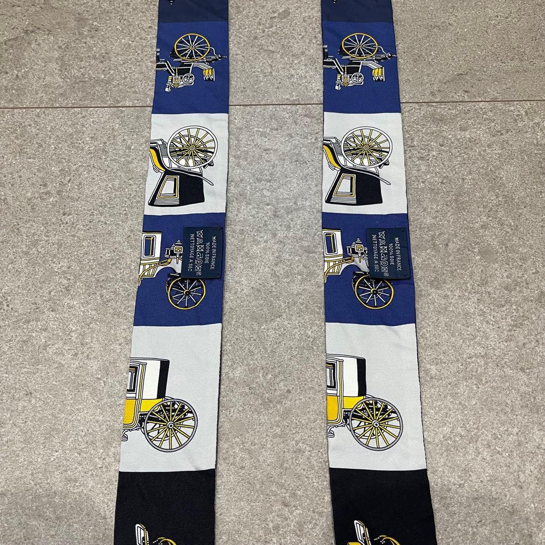 【値下げ】21SS エルメス ツイリー 馬車柄 2本セット 正規品