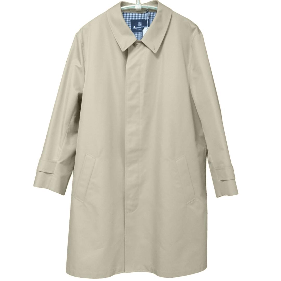 ステンカラーコート 新品 メンズ アクアスキュータム AQUASCUTUM 4L
