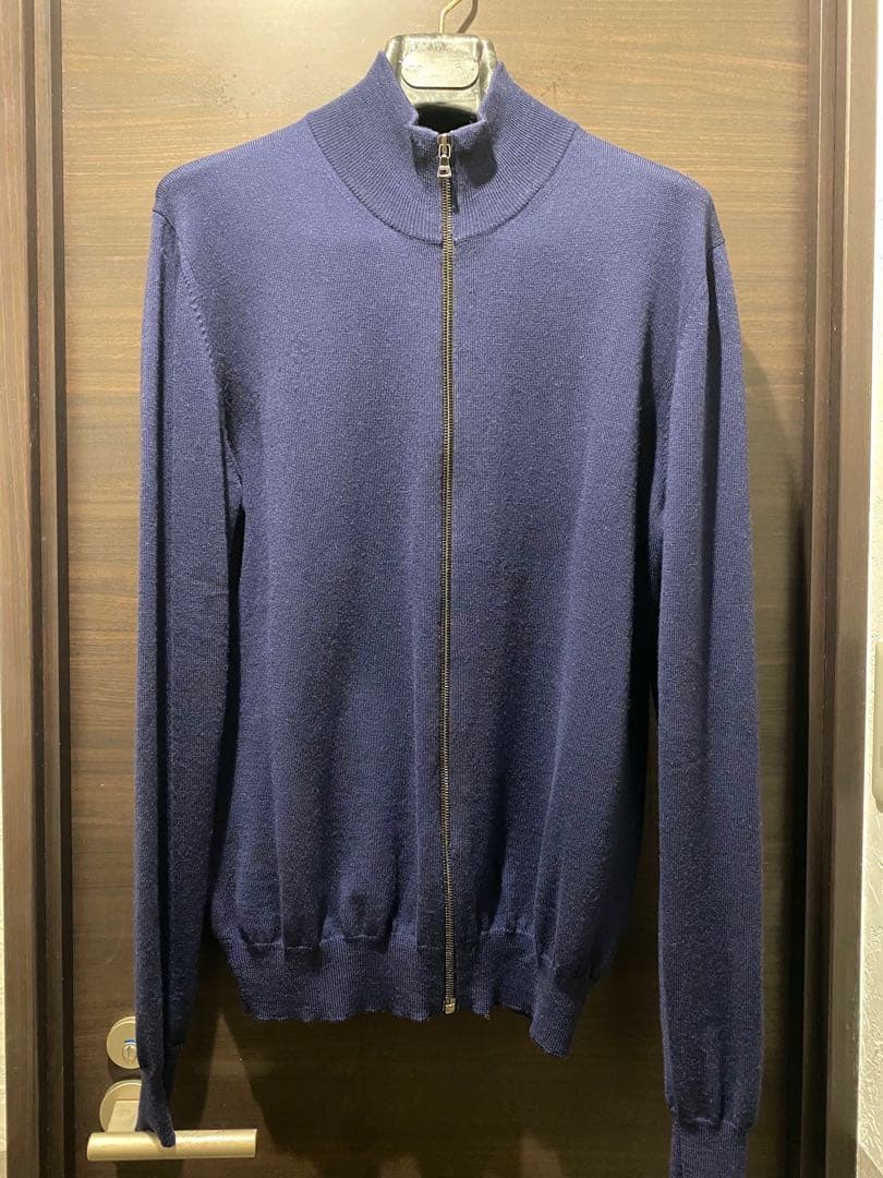 【PRADA】プラダ　ネイビー ジップアップ ジャンパー ブルゾン