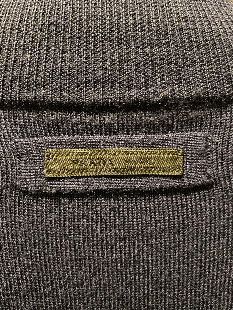 【PRADA】プラダ　ネイビー ジップアップ ジャンパー ブルゾン