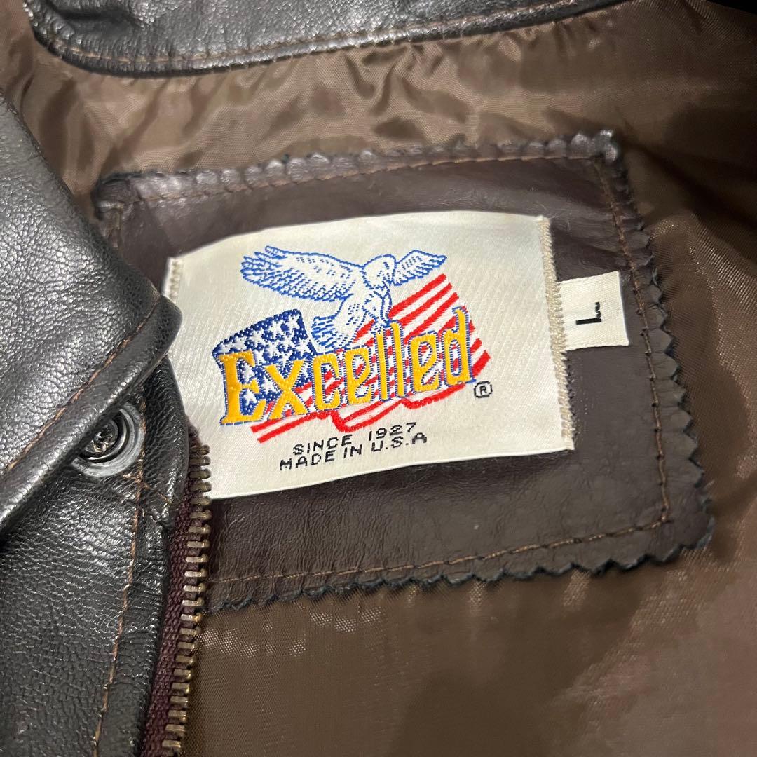 80s USA製 短丈 レザーフライトジャケット 本革 g-1 a-2