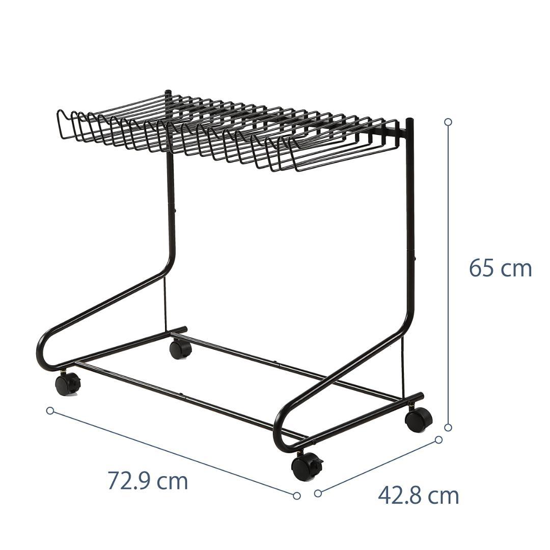 コンパクトズボンハンガーラック 20本キャパ - キャスター付き