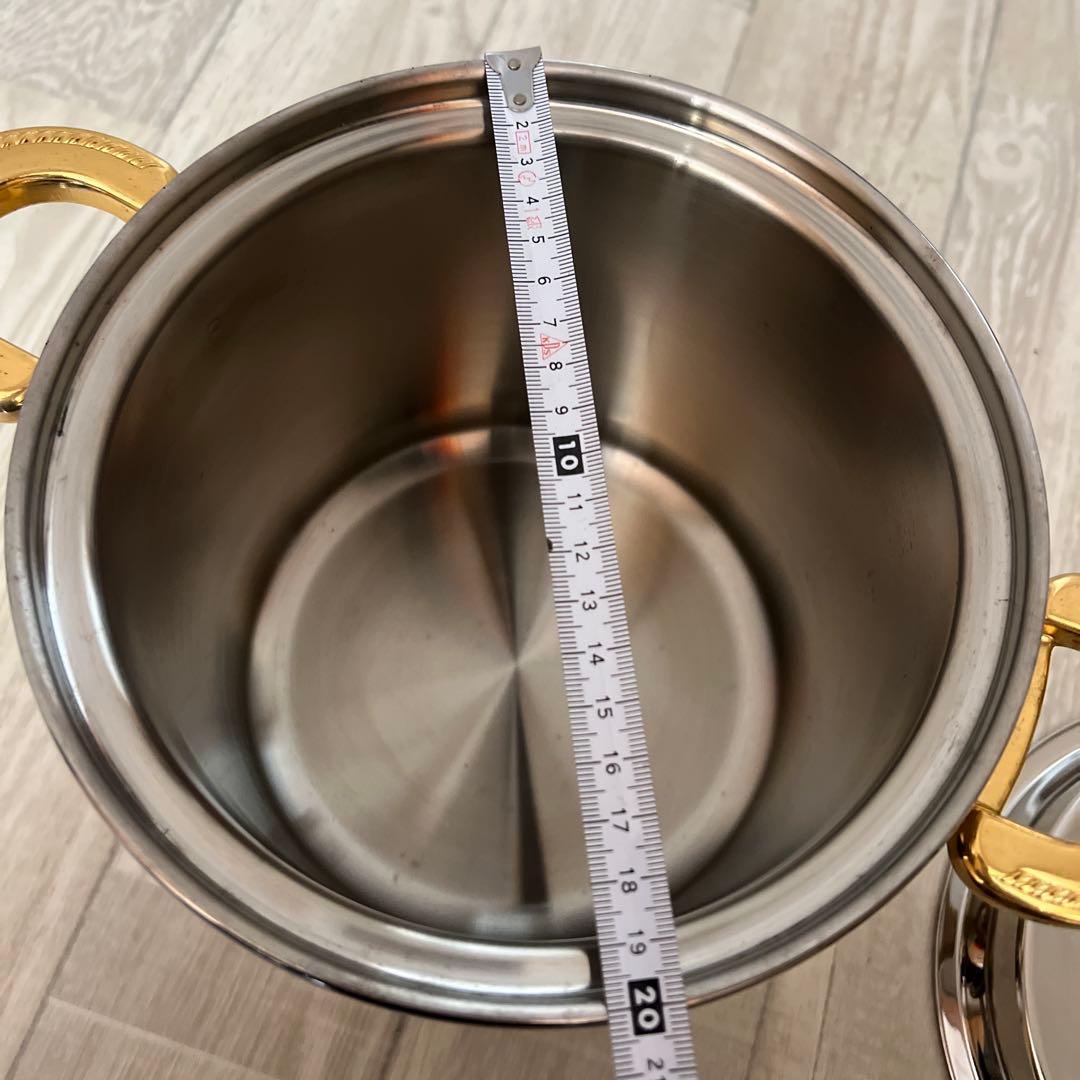 未使用natural ware フライパン 両手鍋 OーⅡ高級ステンレ4本セット