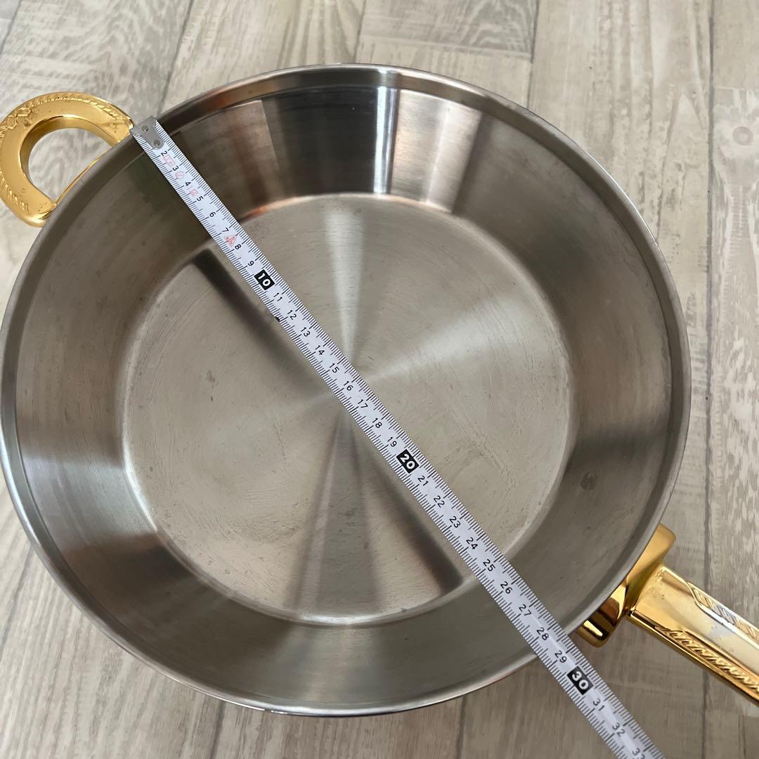 未使用natural ware フライパン 両手鍋 OーⅡ高級ステンレ4本セット