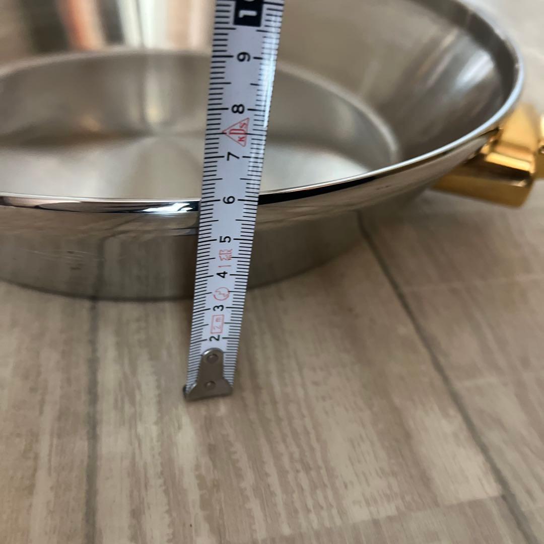 未使用natural ware フライパン 両手鍋 OーⅡ高級ステンレ4本セット