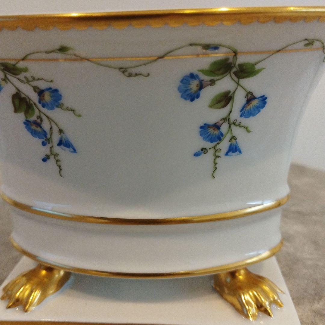 ヘレンド　フラワーベース　インテリア　楕円形　置物