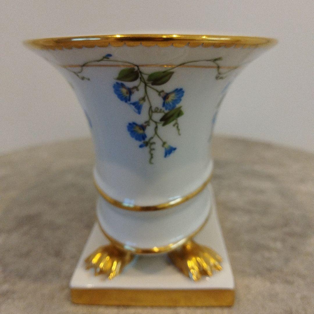 ヘレンド　フラワーベース　インテリア　楕円形　置物