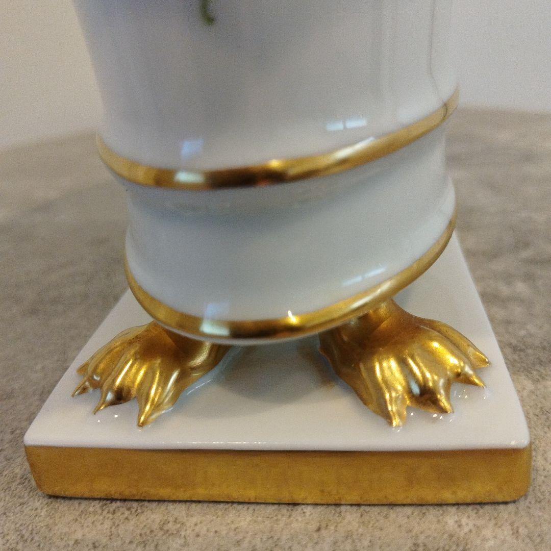 ヘレンド　フラワーベース　インテリア　楕円形　置物