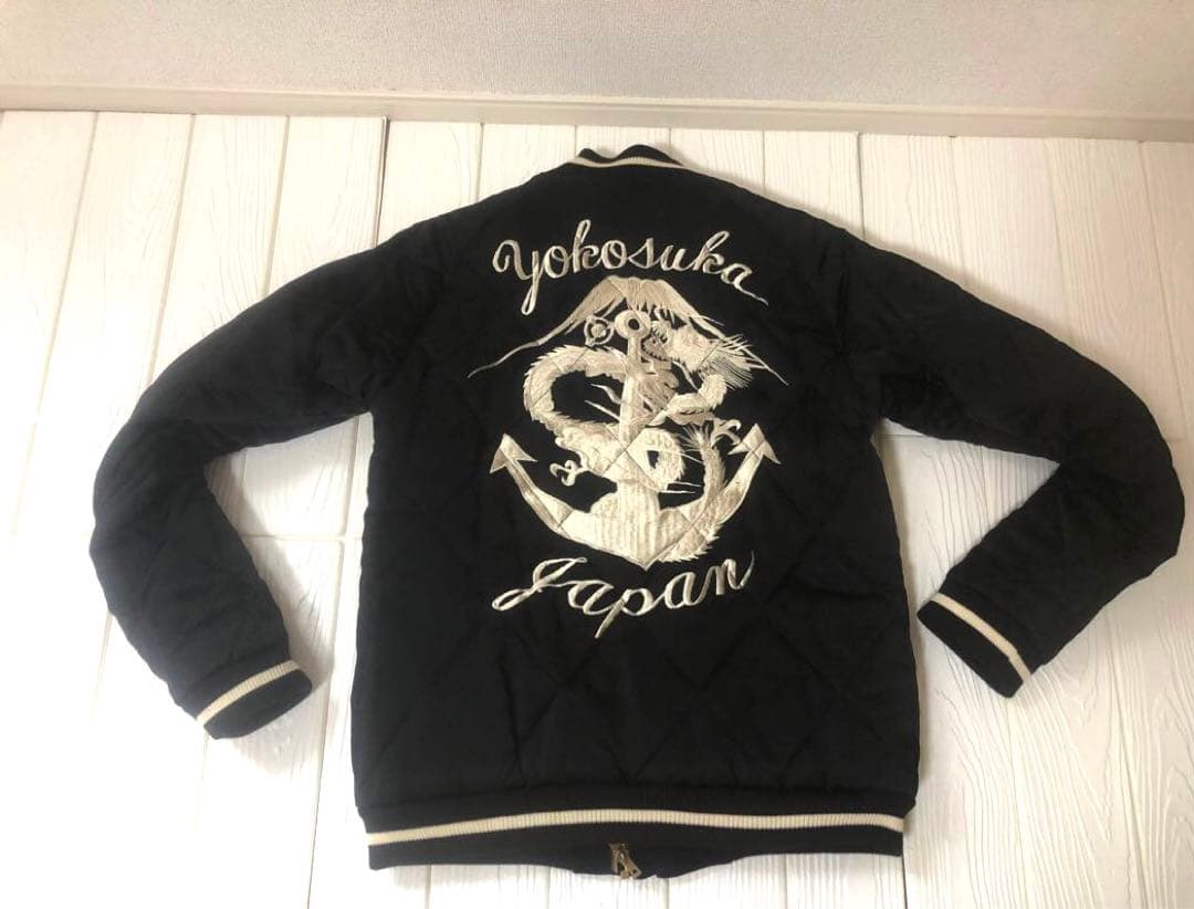 MIHARAYASUHIRO/スカジャン zip upブルゾン46 リバーシブル