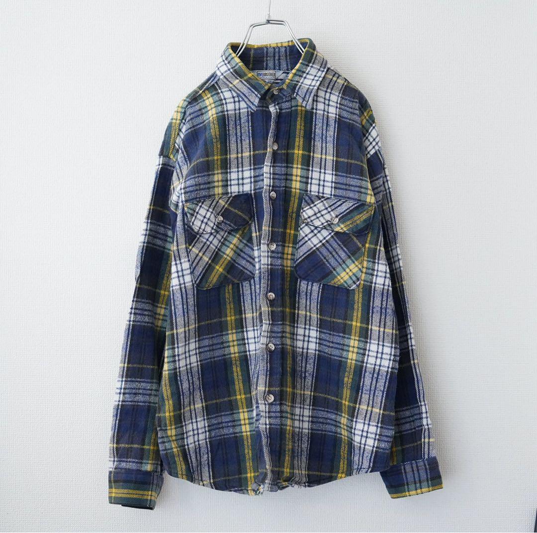 【希少】70s ヴィンテージ FIVE BROTHERネルシャツ 三角タグ