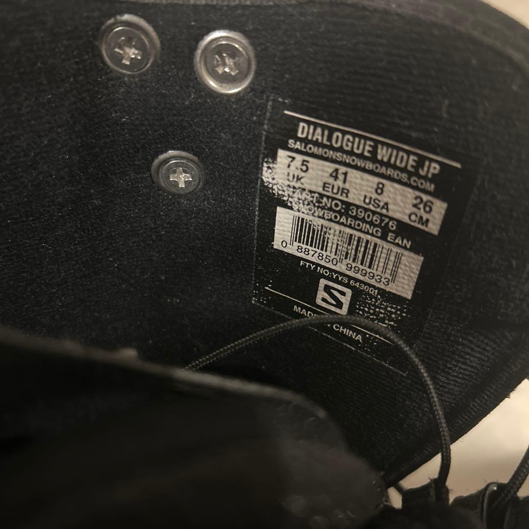 Salomon Dialogue Wide JP スノーボードブーツ 26cm