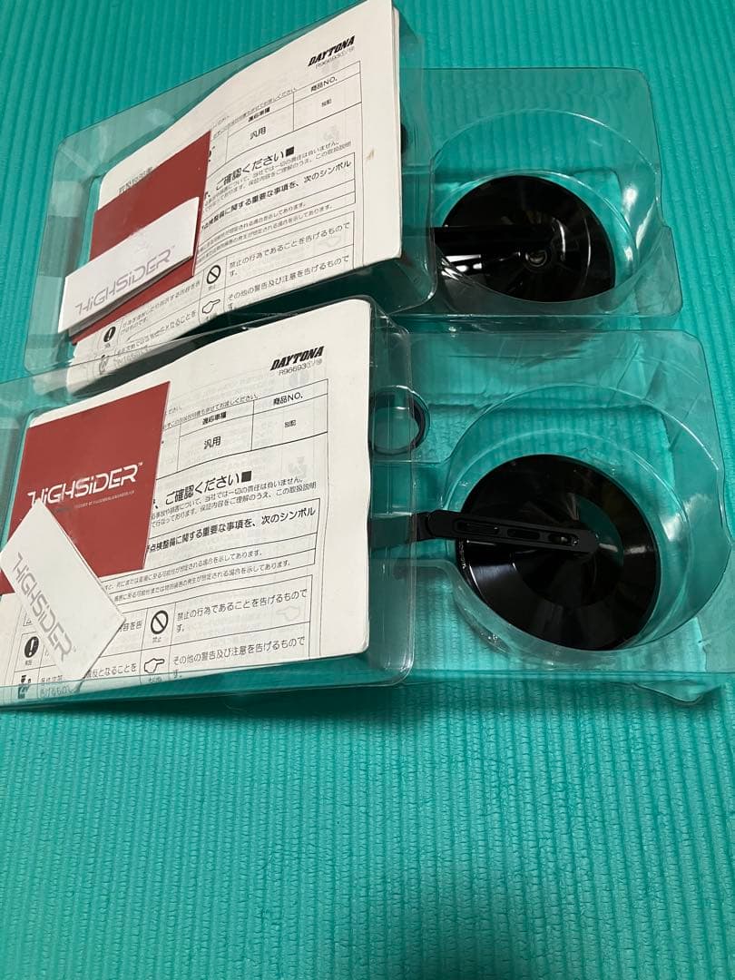 HIGHSIDER バーエンドミラー モンタナ2 ブラック 2個セット