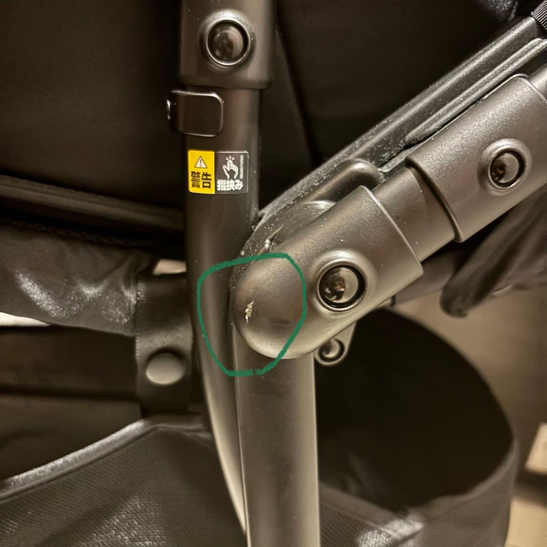 2025年アップリカ ラクーナクッションフリープラスAD 純正レインカバー付き