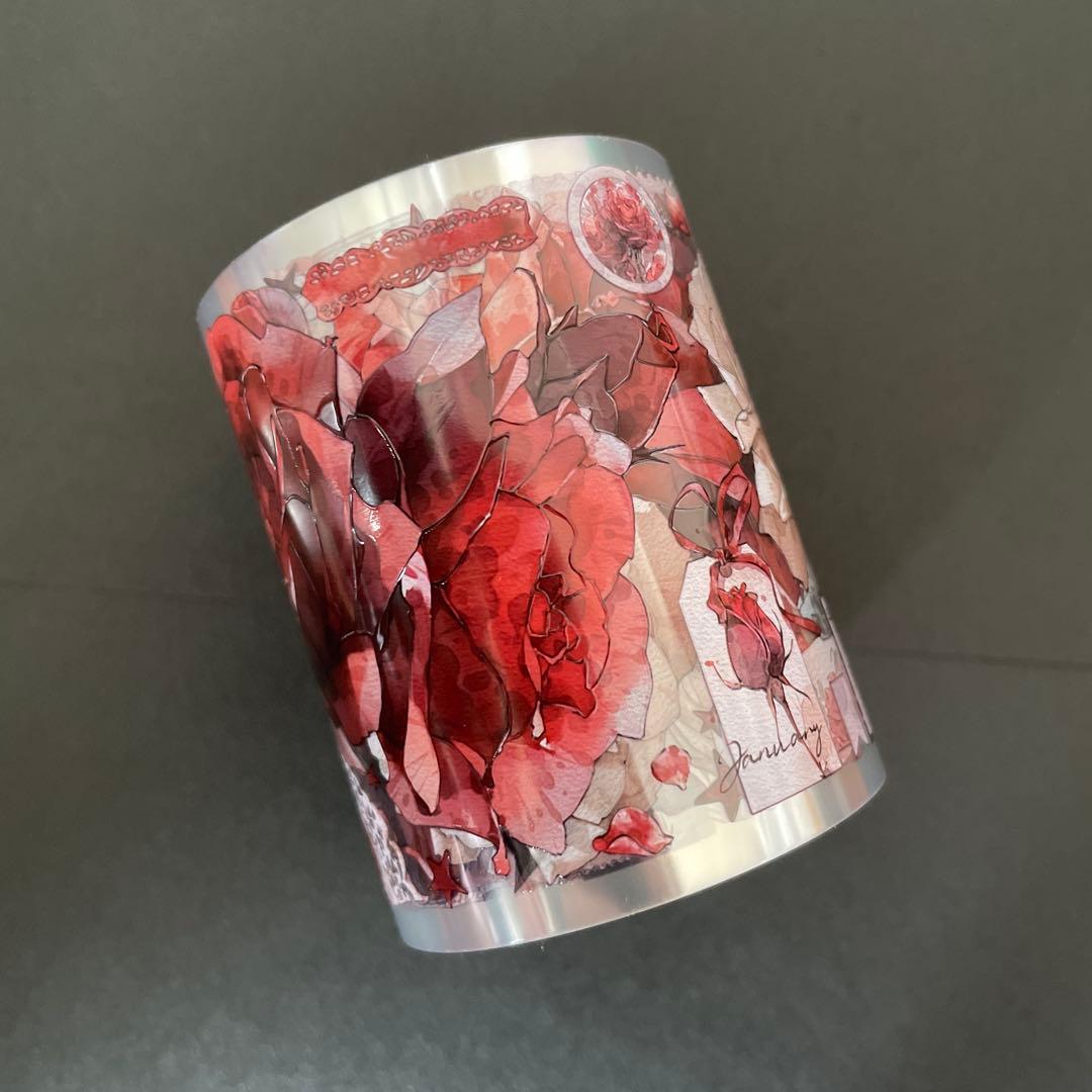 中古③ 海外マスキングテープ　花　PET