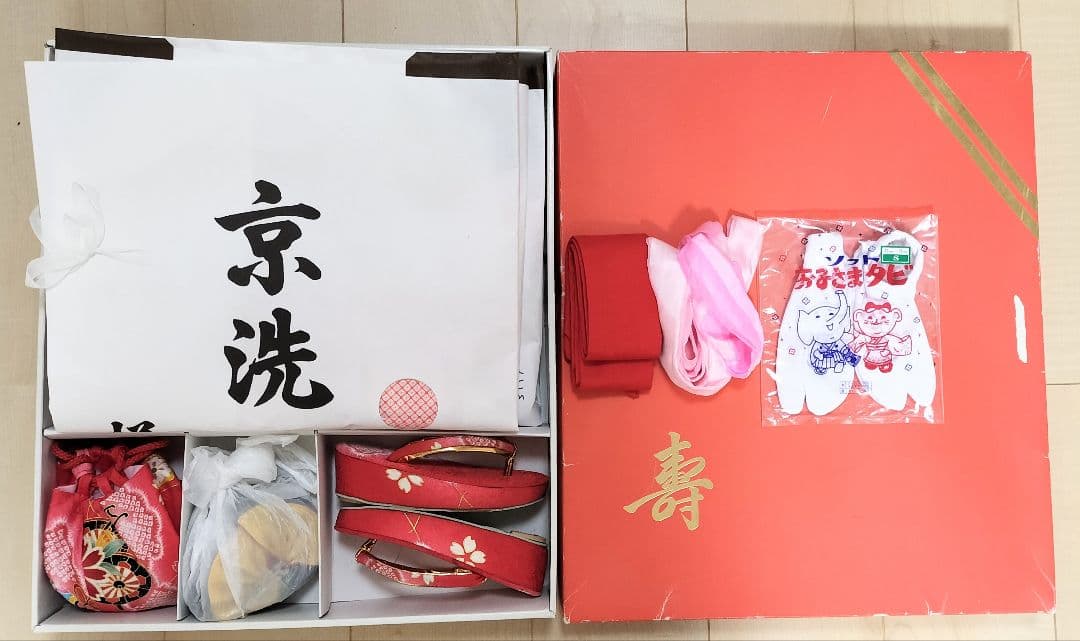 【正絹】七五三 3歳 着物フルセット