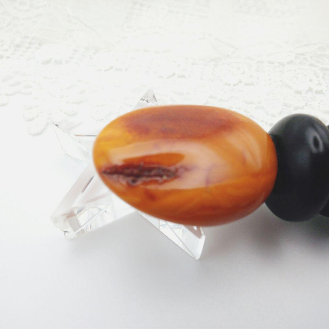 天然 琥珀 ワインキャップ(観賞用)