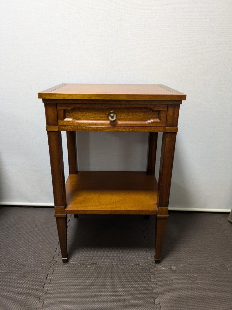 EJK39 ドレクセルヘリテイジ トライユン サイドテーブル 電話台 マホガニー