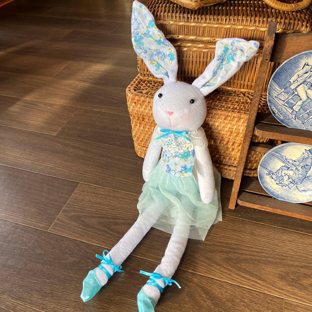 うさちゃんドール　二体セット　耳はワイヤー入り