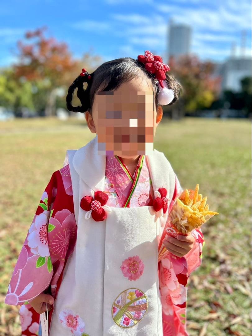 七五三　3歳　セット　着物　一式　京都　花ひめ　京美