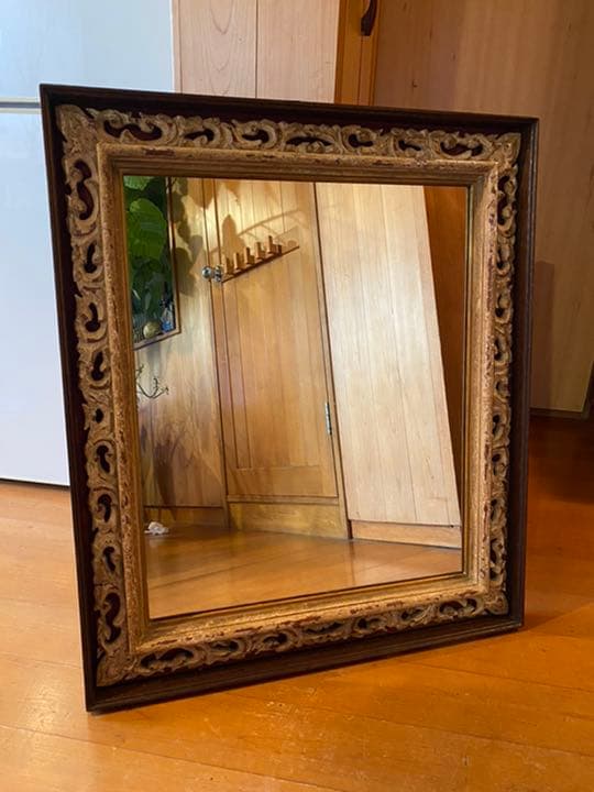 フレンチアンティークフレーム鏡/オーダーメイド1点モノ
