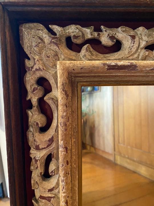 フレンチアンティークフレーム鏡/オーダーメイド1点モノ