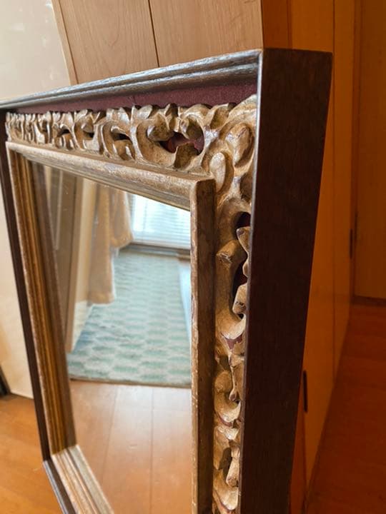 フレンチアンティークフレーム鏡/オーダーメイド1点モノ