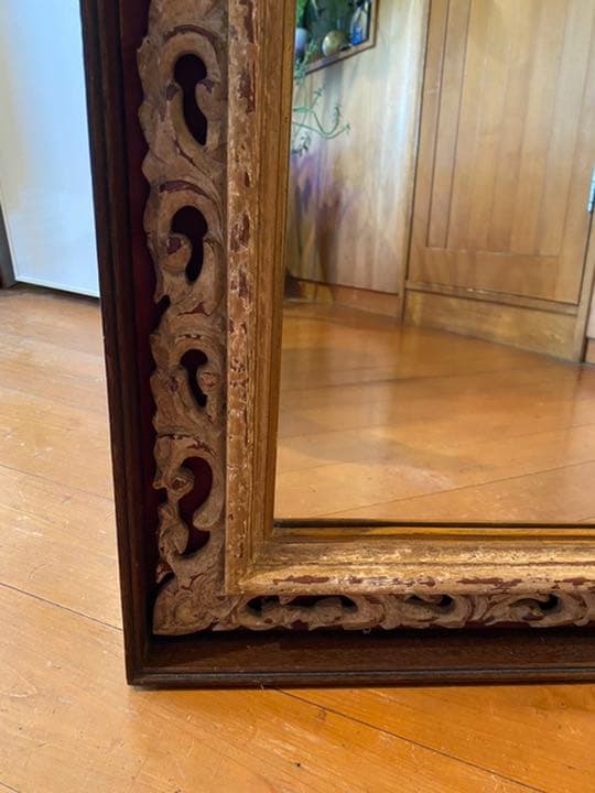 フレンチアンティークフレーム鏡/オーダーメイド1点モノ