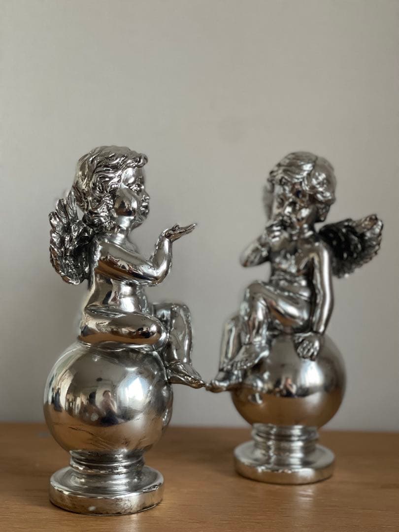 【値下げ】サラグレース Lene Bjerre 天使 シルバー 置物 北欧雑貨