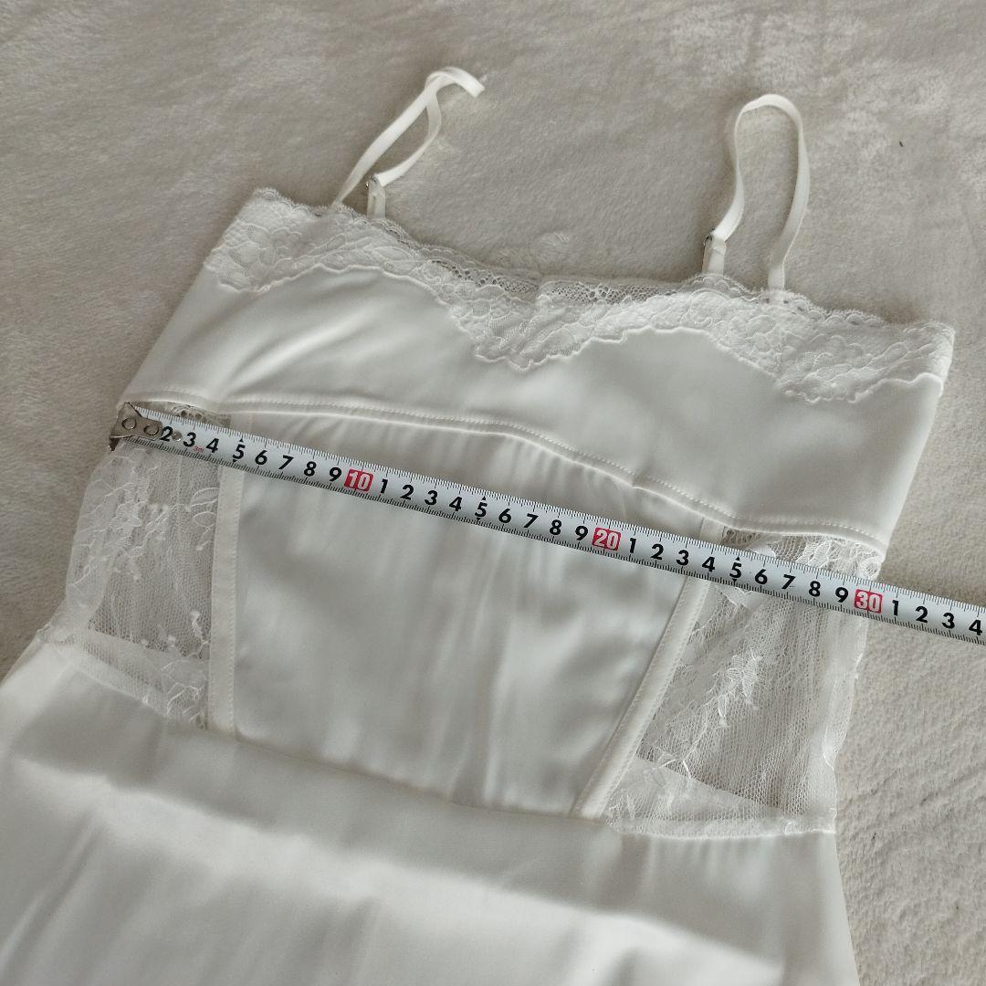 【新品】ANDWANG　スリップ　キャミソール　ショートパンツ付き　サイズS　白