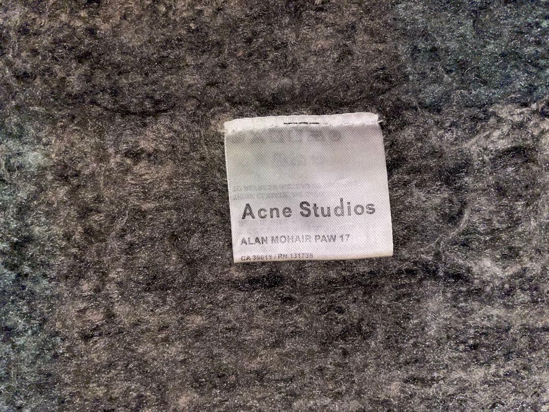 ACNE STUDIOS モヘヤチェックスカーフ