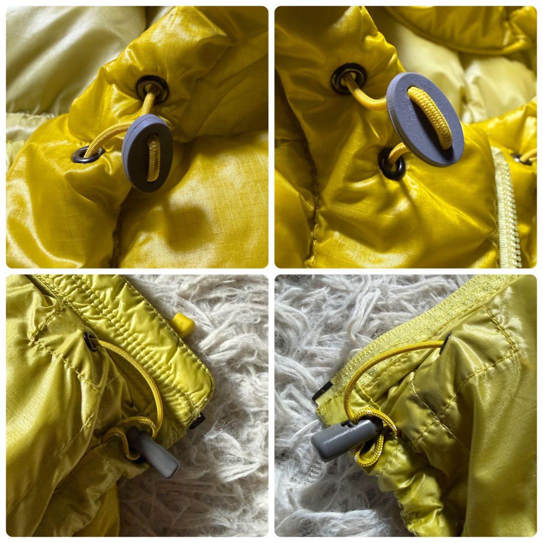 行*ぞ様 美品■モンベル スペリオダウンパーカ ジャケット レディース　イエロー
