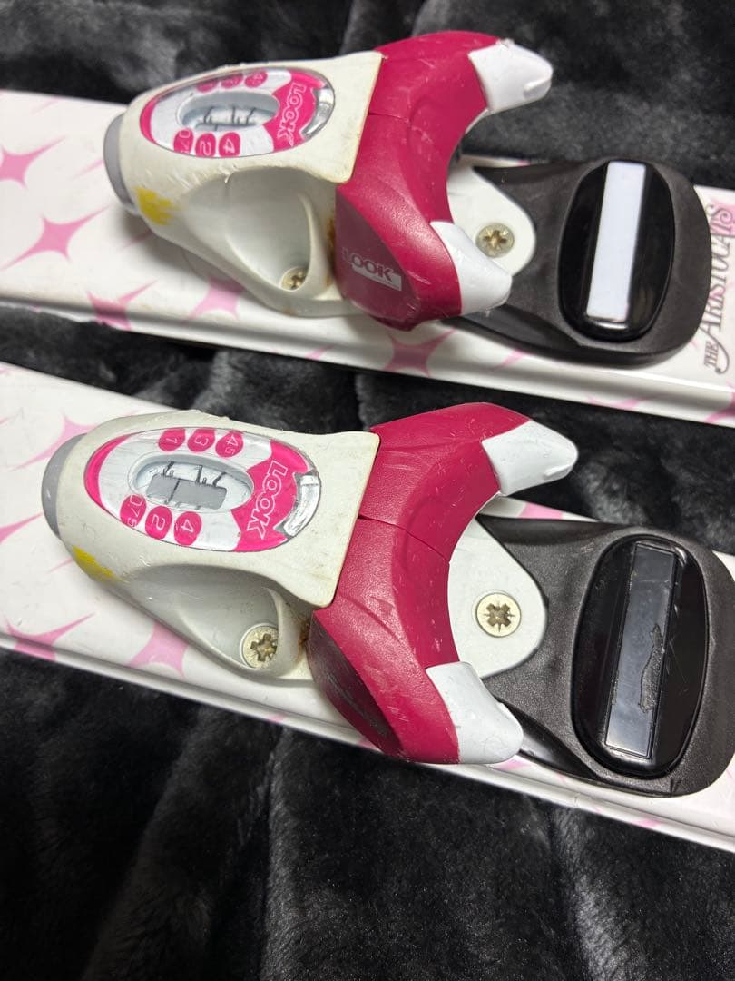 スキーセット 118cm ホワイト ピンク 3点セット ディズニー マリー