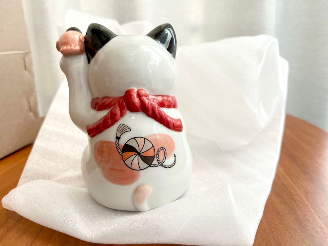 【未使用】AKOMEYA 石黒亜矢子　瀬戸まねき猫　招き猫　3体セット