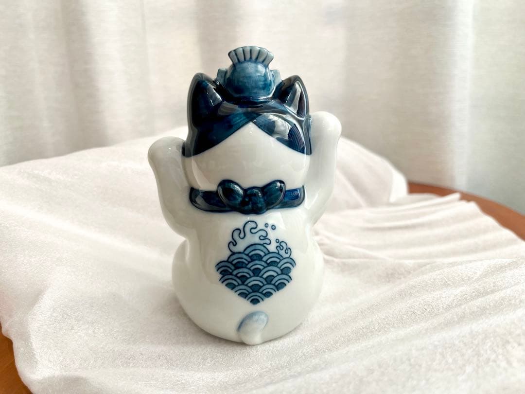 【未使用】AKOMEYA 石黒亜矢子　瀬戸まねき猫　招き猫　3体セット