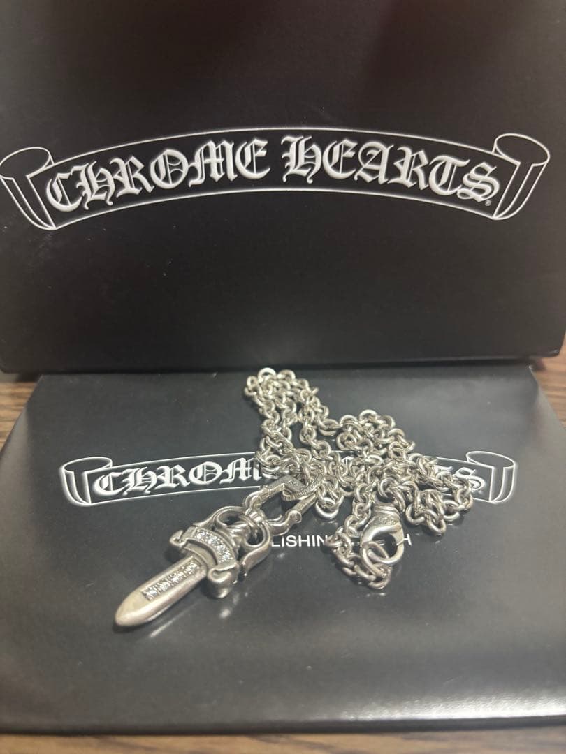 CHROME HEARTS ダガーペンダント　NEチェーン18インチ