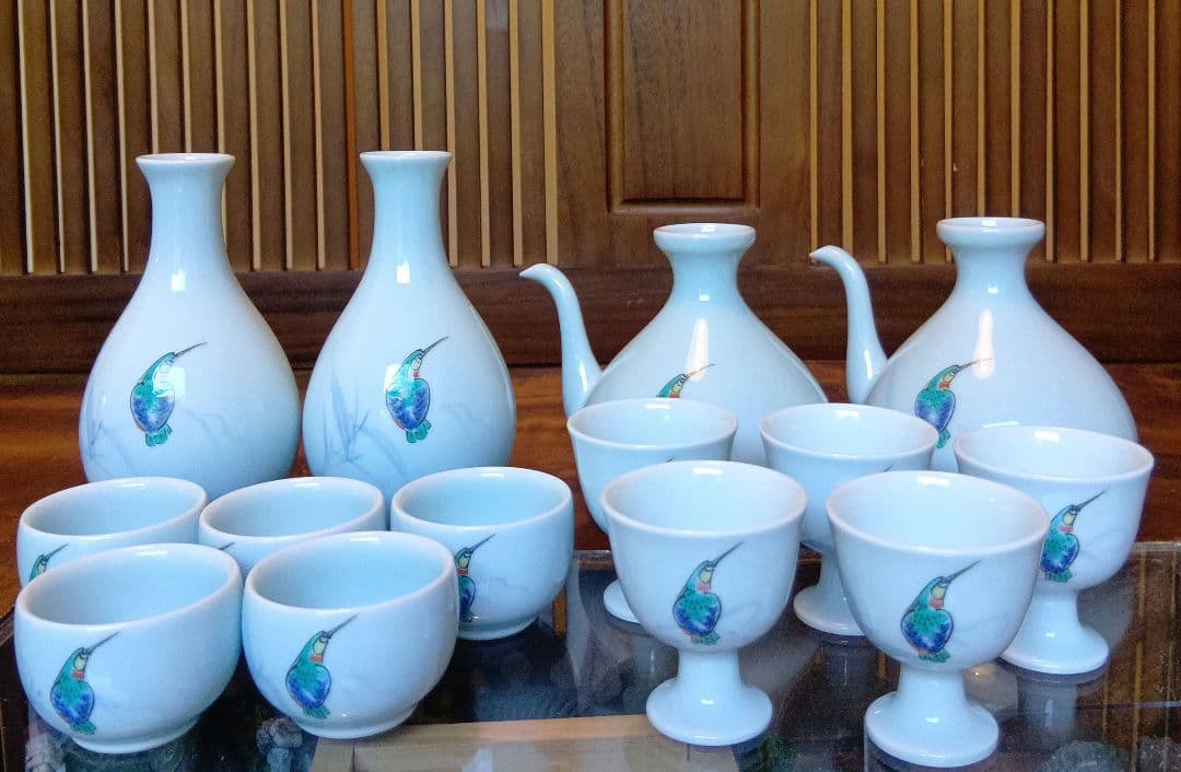 【美品】特選 高級 鍋島焼 青磁 伊万里 瀬兵窯 真生 かわせみ まとめ売り ②