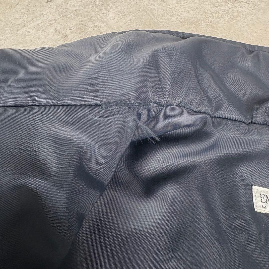 エンポリオ　アルマーニ　ARMANI ダブルフェイス　黒　ロングコート　48