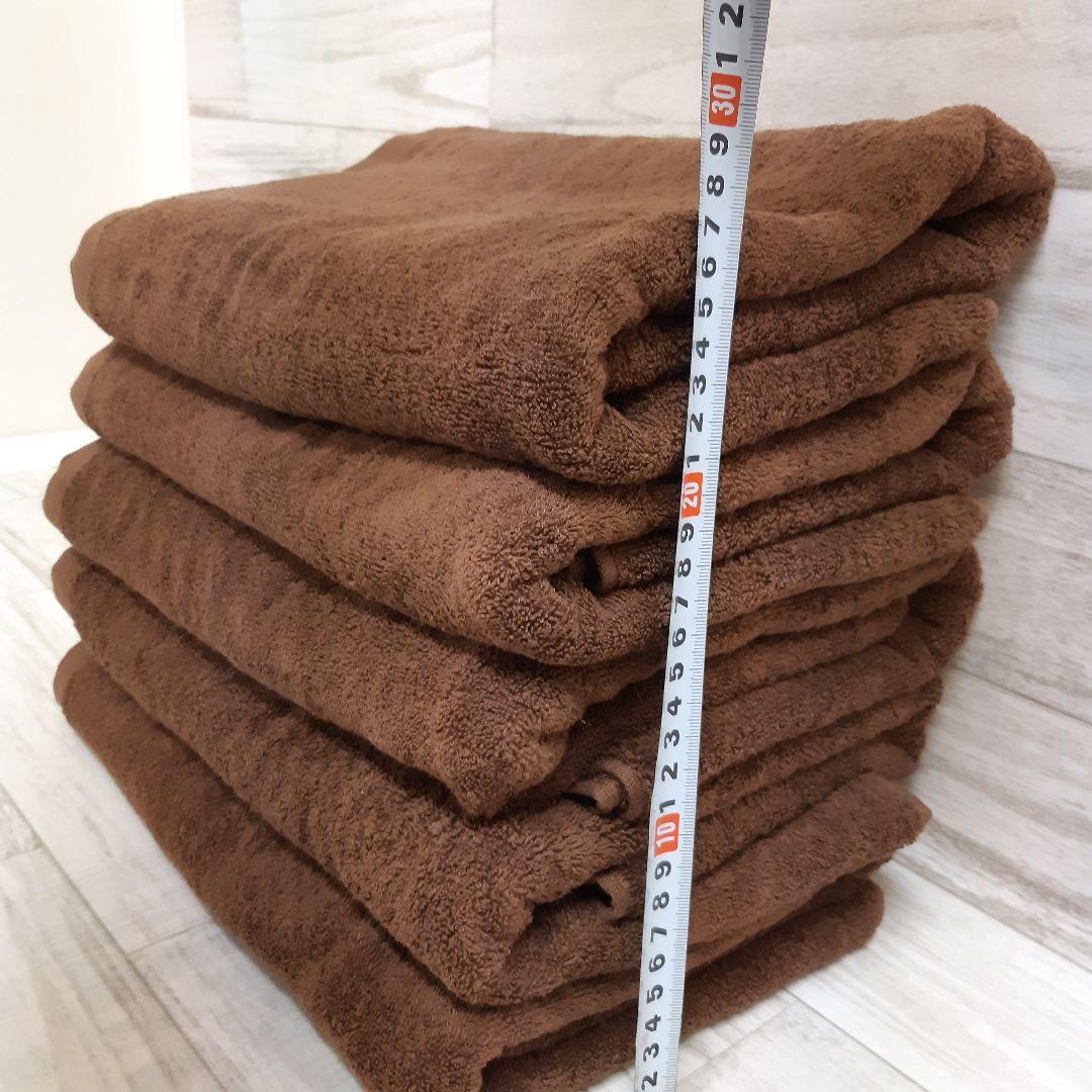 1200匁バスタオル ダークブラウン60枚！！新品