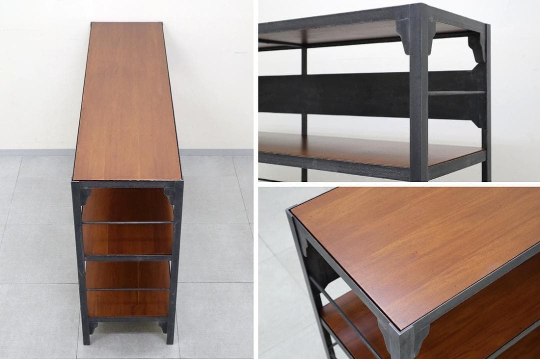 unico ウニコ LUMBER ランバー オープン シェルフ アイアン 棚