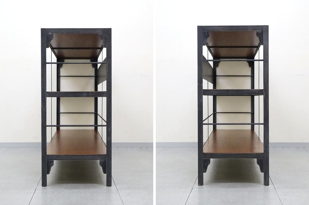 unico ウニコ LUMBER ランバー オープン シェルフ アイアン 棚